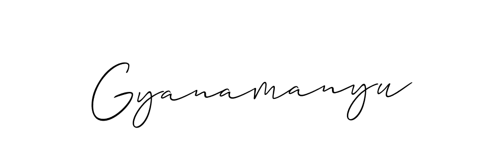 It looks lik you need a new signature style for name Gyanamanyu. Design unique handwritten (Allison_Script) signature with our free signature maker in just a few clicks. Gyanamanyu signature style 2 images and pictures png
