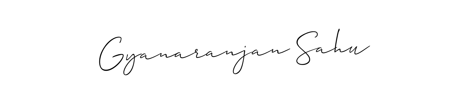 Make a short Gyanaranjan Sahu signature style. Manage your documents anywhere anytime using Allison_Script. Create and add eSignatures, submit forms, share and send files easily. Gyanaranjan Sahu signature style 2 images and pictures png