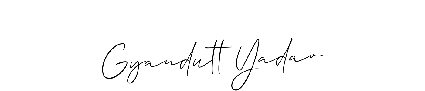 Once you've used our free online signature maker to create your best signature Allison_Script style, it's time to enjoy all of the benefits that Gyandutt Yadav name signing documents. Gyandutt Yadav signature style 2 images and pictures png