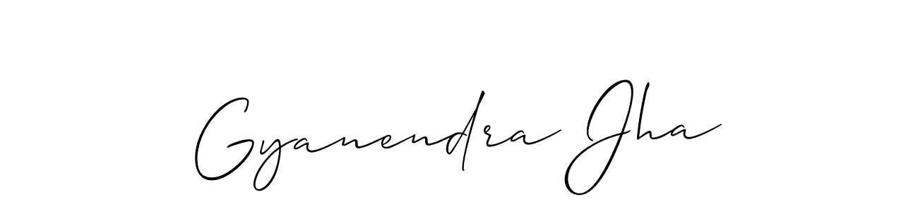 The best way (Allison_Script) to make a short signature is to pick only two or three words in your name. The name Gyanendra Jha include a total of six letters. For converting this name. Gyanendra Jha signature style 2 images and pictures png