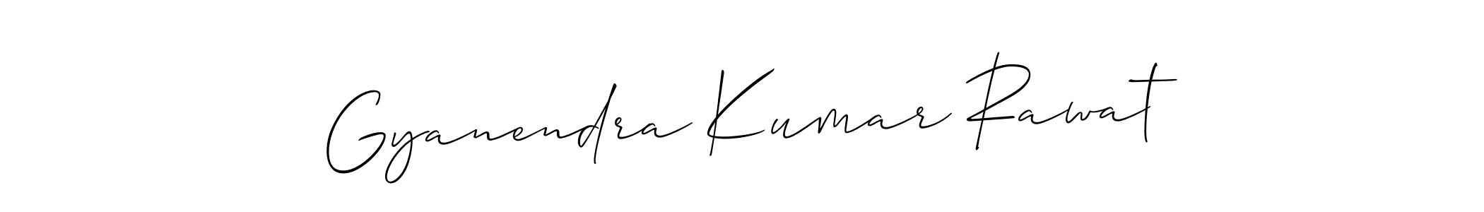 Gyanendra Kumar Rawat stylish signature style. Best Handwritten Sign (Allison_Script) for my name. Handwritten Signature Collection Ideas for my name Gyanendra Kumar Rawat. Gyanendra Kumar Rawat signature style 2 images and pictures png