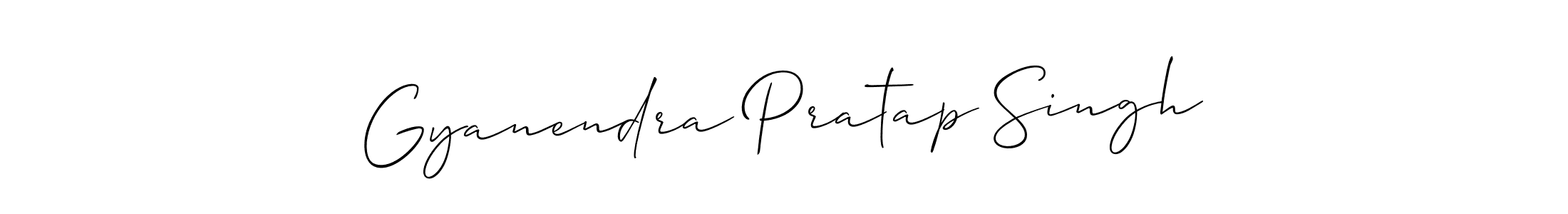 Also we have Gyanendra Pratap Singh name is the best signature style. Create professional handwritten signature collection using Allison_Script autograph style. Gyanendra Pratap Singh signature style 2 images and pictures png