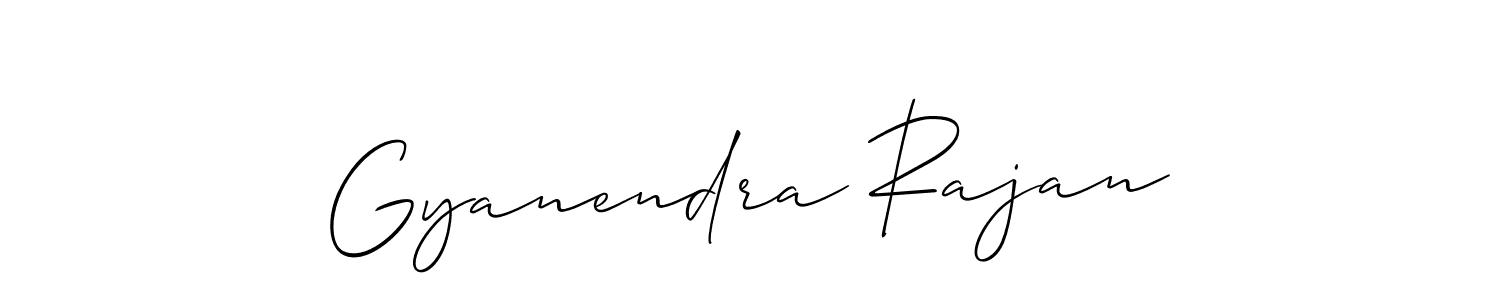 Use a signature maker to create a handwritten signature online. With this signature software, you can design (Allison_Script) your own signature for name Gyanendra Rajan. Gyanendra Rajan signature style 2 images and pictures png