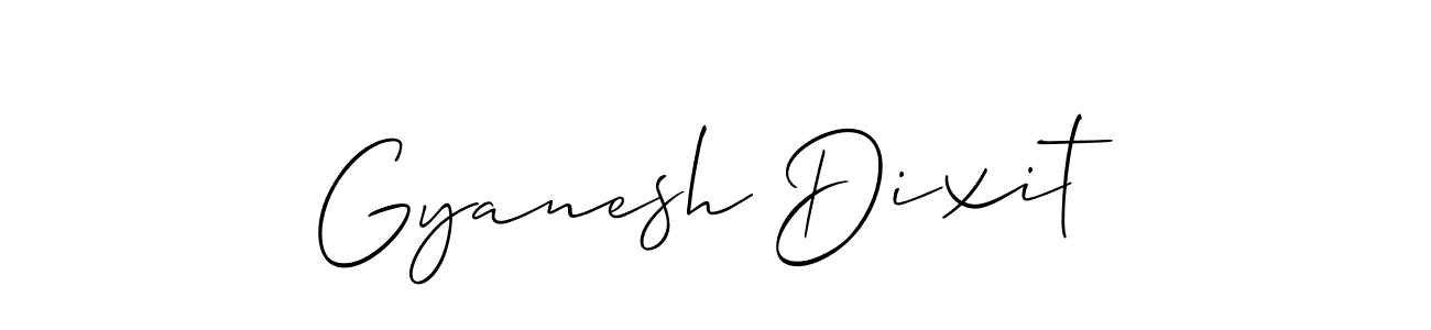 How to Draw Gyanesh Dixit signature style? Allison_Script is a latest design signature styles for name Gyanesh Dixit. Gyanesh Dixit signature style 2 images and pictures png