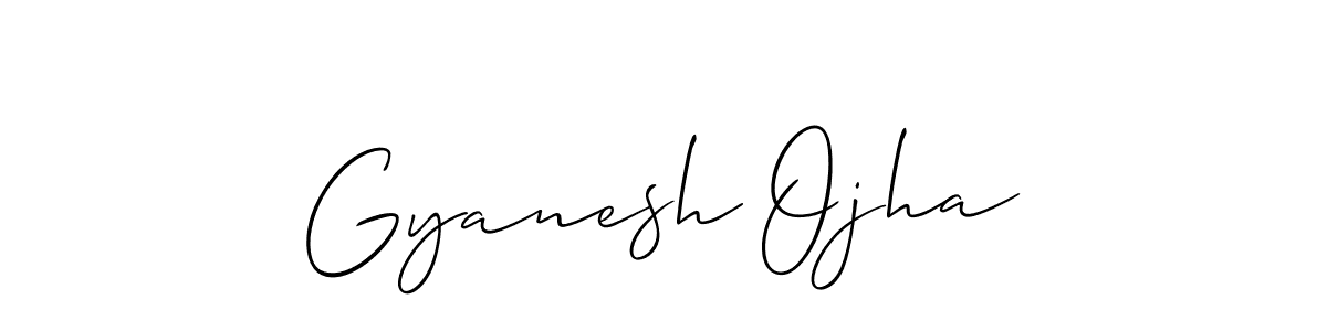 Once you've used our free online signature maker to create your best signature Allison_Script style, it's time to enjoy all of the benefits that Gyanesh Ojha name signing documents. Gyanesh Ojha signature style 2 images and pictures png