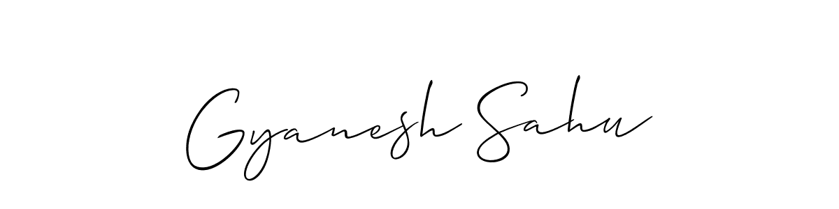 Make a beautiful signature design for name Gyanesh Sahu. Use this online signature maker to create a handwritten signature for free. Gyanesh Sahu signature style 2 images and pictures png