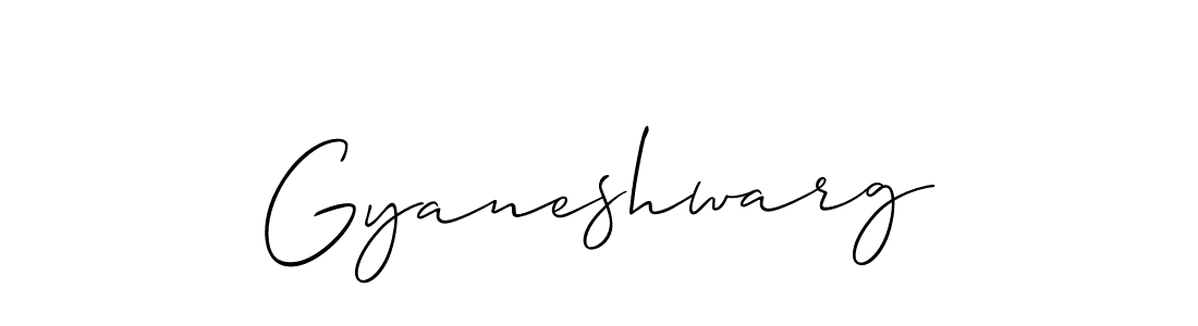 You should practise on your own different ways (Allison_Script) to write your name (Gyaneshwarg) in signature. don't let someone else do it for you. Gyaneshwarg signature style 2 images and pictures png