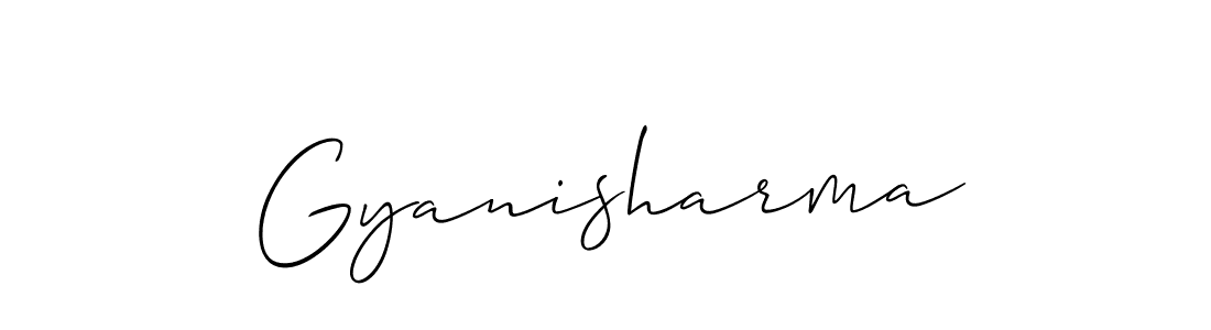 Make a short Gyanisharma signature style. Manage your documents anywhere anytime using Allison_Script. Create and add eSignatures, submit forms, share and send files easily. Gyanisharma signature style 2 images and pictures png