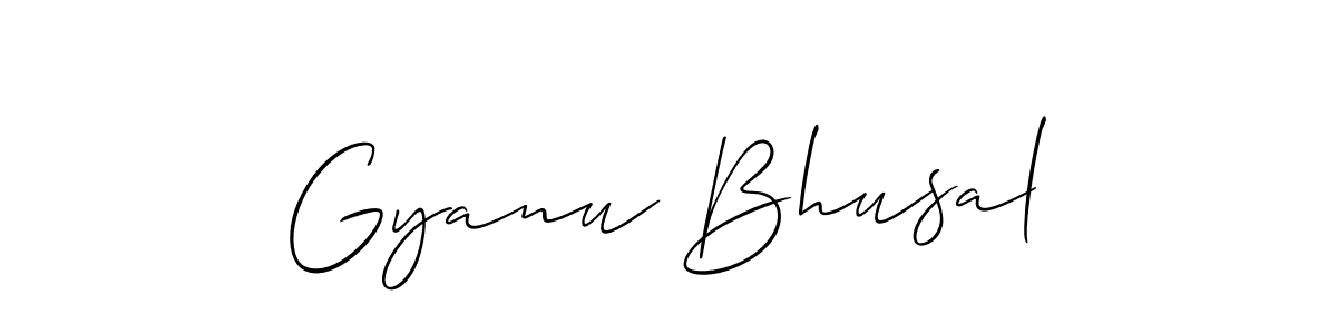 Also You can easily find your signature by using the search form. We will create Gyanu Bhusal name handwritten signature images for you free of cost using Allison_Script sign style. Gyanu Bhusal signature style 2 images and pictures png