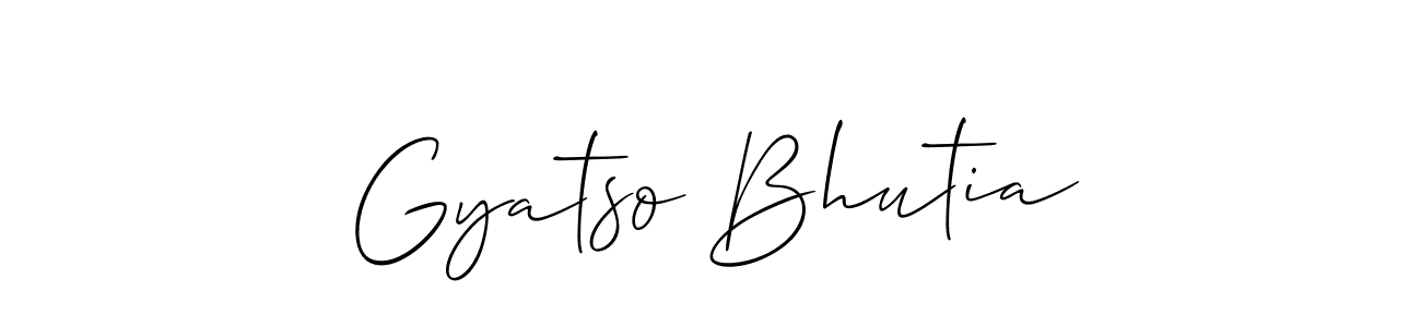 Best and Professional Signature Style for Gyatso Bhutia. Allison_Script Best Signature Style Collection. Gyatso Bhutia signature style 2 images and pictures png