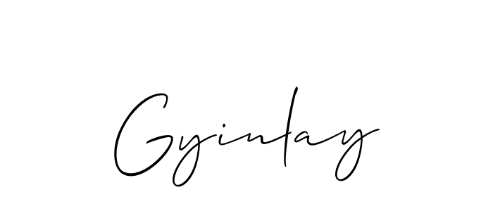 Also we have Gyinlay name is the best signature style. Create professional handwritten signature collection using Allison_Script autograph style. Gyinlay signature style 2 images and pictures png