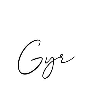 It looks lik you need a new signature style for name Gyr. Design unique handwritten (Allison_Script) signature with our free signature maker in just a few clicks. Gyr signature style 2 images and pictures png