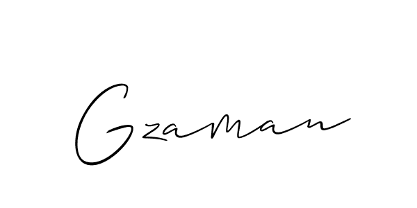 The best way (Allison_Script) to make a short signature is to pick only two or three words in your name. The name Gzaman include a total of six letters. For converting this name. Gzaman signature style 2 images and pictures png