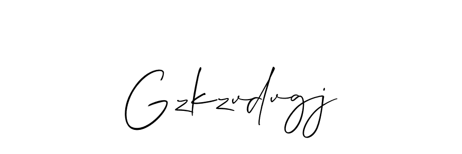 Design your own signature with our free online signature maker. With this signature software, you can create a handwritten (Allison_Script) signature for name Gzkzvdvgj. Gzkzvdvgj signature style 2 images and pictures png