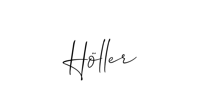 How to make Höller name signature. Use Allison_Script style for creating short signs online. This is the latest handwritten sign. Höller signature style 2 images and pictures png