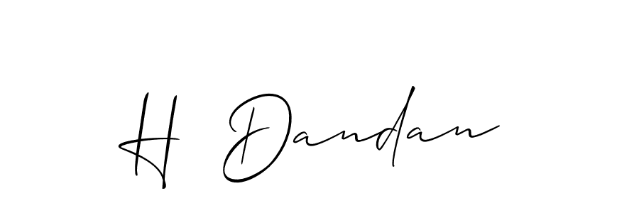 Similarly Allison_Script is the best handwritten signature design. Signature creator online .You can use it as an online autograph creator for name H  Dandan. H  Dandan signature style 2 images and pictures png