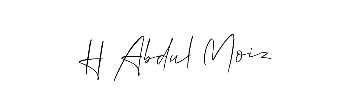 Best and Professional Signature Style for H Abdul Moiz. Allison_Script Best Signature Style Collection. H Abdul Moiz signature style 2 images and pictures png