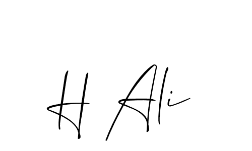 How to Draw H Ali signature style? Allison_Script is a latest design signature styles for name H Ali. H Ali signature style 2 images and pictures png