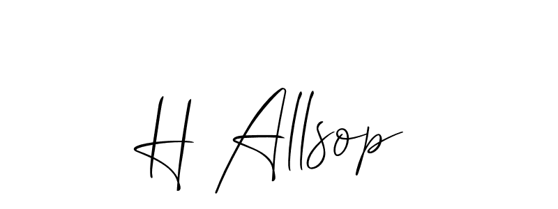 Similarly Allison_Script is the best handwritten signature design. Signature creator online .You can use it as an online autograph creator for name H Allsop. H Allsop signature style 2 images and pictures png