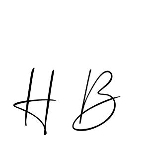 if you are searching for the best signature style for your name H B. so please give up your signature search. here we have designed multiple signature styles  using Allison_Script. H B signature style 2 images and pictures png