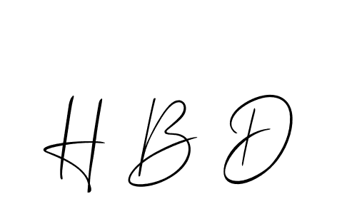 You can use this online signature creator to create a handwritten signature for the name H B D. This is the best online autograph maker. H B D signature style 2 images and pictures png