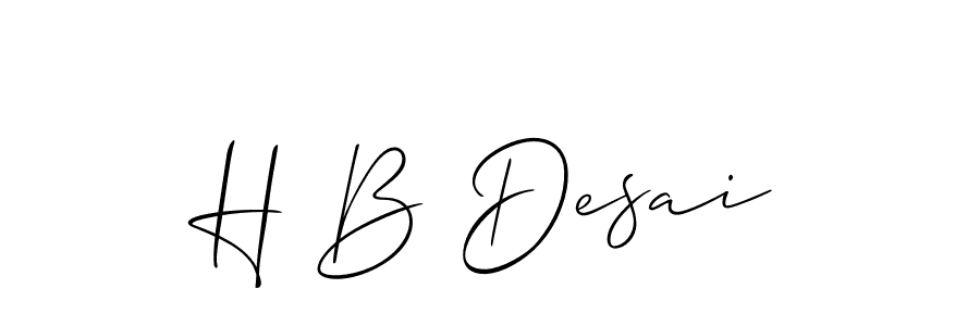 Here are the top 10 professional signature styles for the name H B Desai. These are the best autograph styles you can use for your name. H B Desai signature style 2 images and pictures png