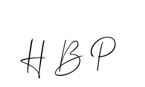 Make a beautiful signature design for name H B P. Use this online signature maker to create a handwritten signature for free. H B P signature style 2 images and pictures png