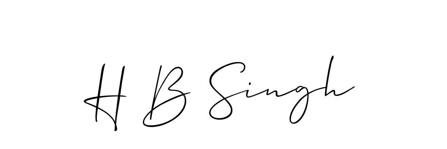 It looks lik you need a new signature style for name H B Singh. Design unique handwritten (Allison_Script) signature with our free signature maker in just a few clicks. H B Singh signature style 2 images and pictures png