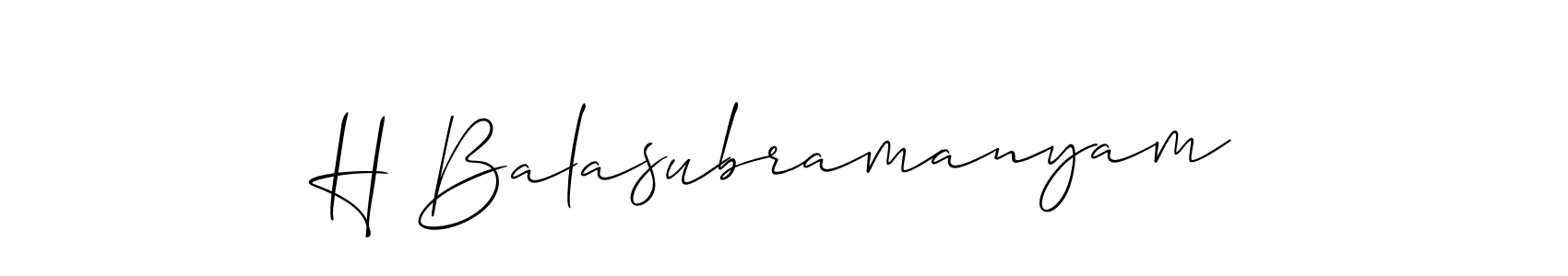 This is the best signature style for the H Balasubramanyam name. Also you like these signature font (Allison_Script). Mix name signature. H Balasubramanyam signature style 2 images and pictures png