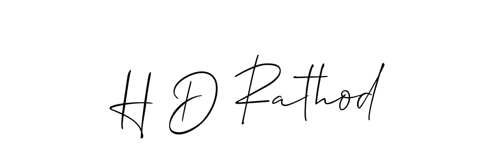 if you are searching for the best signature style for your name H D Rathod. so please give up your signature search. here we have designed multiple signature styles  using Allison_Script. H D Rathod signature style 2 images and pictures png