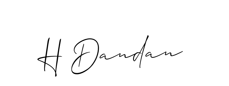 H Dandan stylish signature style. Best Handwritten Sign (Allison_Script) for my name. Handwritten Signature Collection Ideas for my name H Dandan. H Dandan signature style 2 images and pictures png