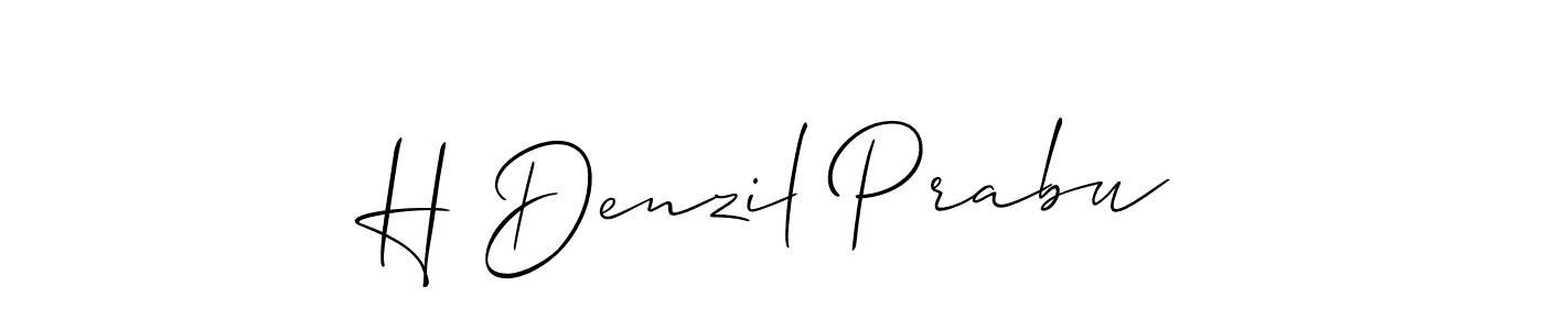 Similarly Allison_Script is the best handwritten signature design. Signature creator online .You can use it as an online autograph creator for name H Denzil Prabu. H Denzil Prabu signature style 2 images and pictures png