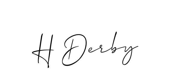 You can use this online signature creator to create a handwritten signature for the name H Derby. This is the best online autograph maker. H Derby signature style 2 images and pictures png