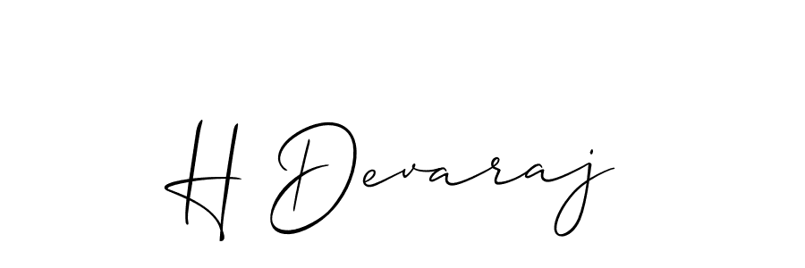 H Devaraj stylish signature style. Best Handwritten Sign (Allison_Script) for my name. Handwritten Signature Collection Ideas for my name H Devaraj. H Devaraj signature style 2 images and pictures png