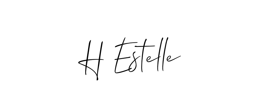 Here are the top 10 professional signature styles for the name H Estelle. These are the best autograph styles you can use for your name. H Estelle signature style 2 images and pictures png