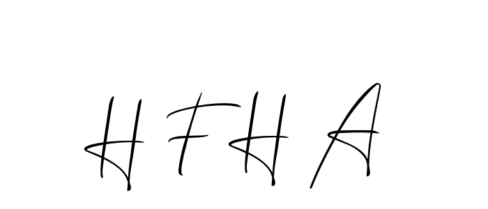 Make a short H F H A signature style. Manage your documents anywhere anytime using Allison_Script. Create and add eSignatures, submit forms, share and send files easily. H F H A signature style 2 images and pictures png