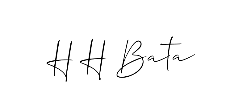 Here are the top 10 professional signature styles for the name H H Bata. These are the best autograph styles you can use for your name. H H Bata signature style 2 images and pictures png