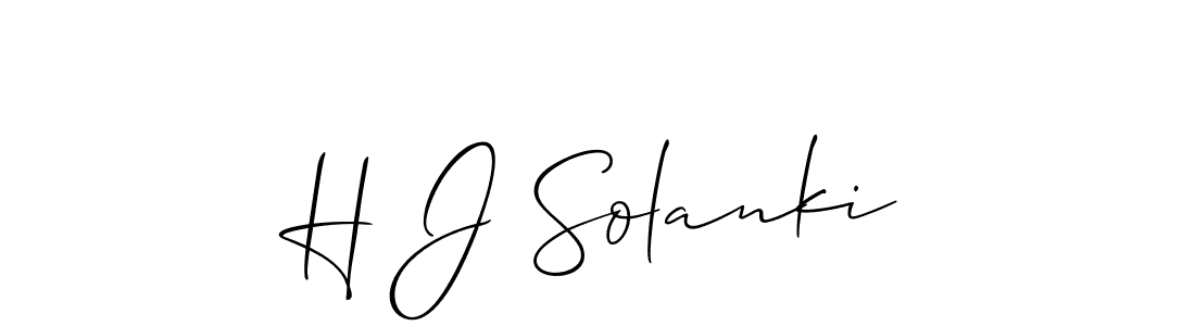 Once you've used our free online signature maker to create your best signature Allison_Script style, it's time to enjoy all of the benefits that H J Solanki name signing documents. H J Solanki signature style 2 images and pictures png