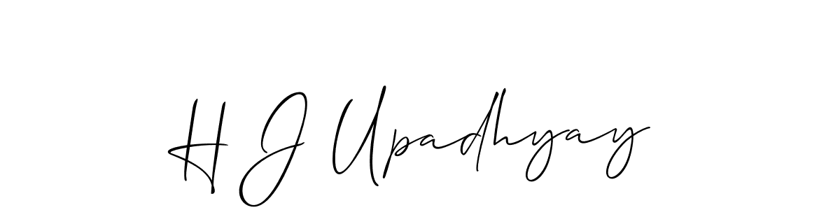 Make a beautiful signature design for name H J Upadhyay. Use this online signature maker to create a handwritten signature for free. H J Upadhyay signature style 2 images and pictures png