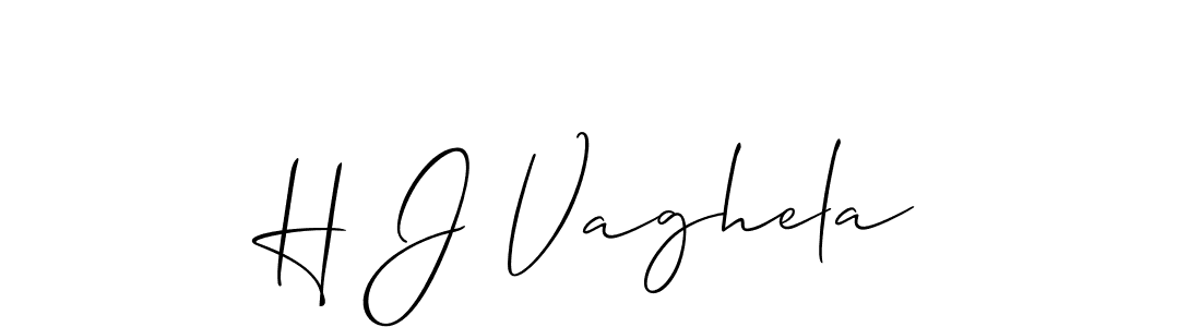 Make a short H J Vaghela signature style. Manage your documents anywhere anytime using Allison_Script. Create and add eSignatures, submit forms, share and send files easily. H J Vaghela signature style 2 images and pictures png