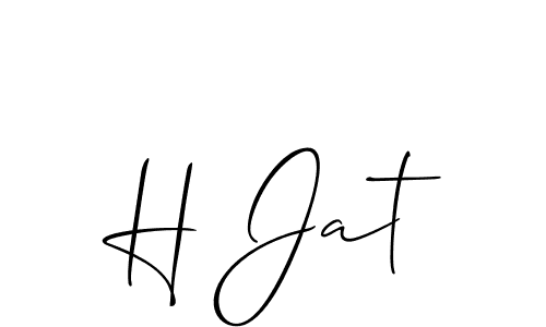 Once you've used our free online signature maker to create your best signature Allison_Script style, it's time to enjoy all of the benefits that H Jat name signing documents. H Jat signature style 2 images and pictures png