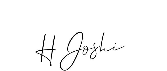 Here are the top 10 professional signature styles for the name H Joshi. These are the best autograph styles you can use for your name. H Joshi signature style 2 images and pictures png