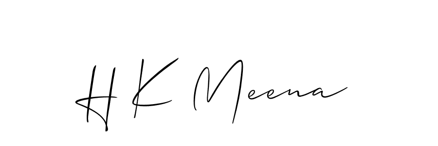 You can use this online signature creator to create a handwritten signature for the name H K Meena. This is the best online autograph maker. H K Meena signature style 2 images and pictures png