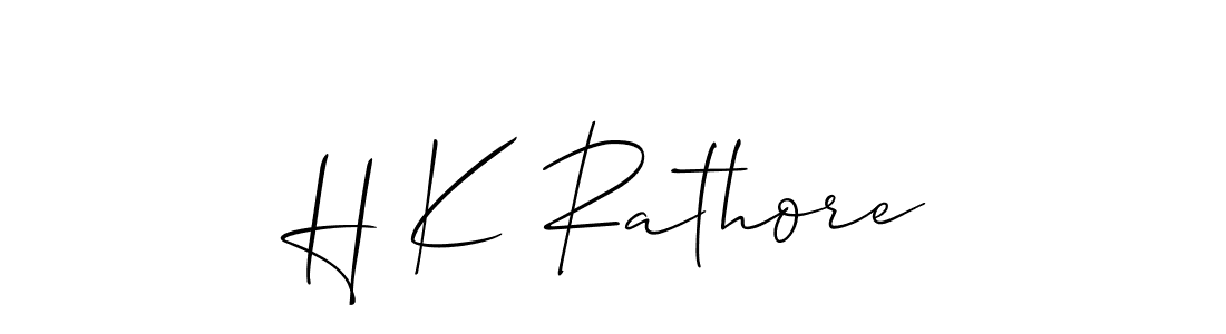 Best and Professional Signature Style for H K Rathore. Allison_Script Best Signature Style Collection. H K Rathore signature style 2 images and pictures png