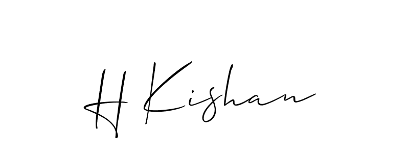 Check out images of Autograph of H Kishan name. Actor H Kishan Signature Style. Allison_Script is a professional sign style online. H Kishan signature style 2 images and pictures png