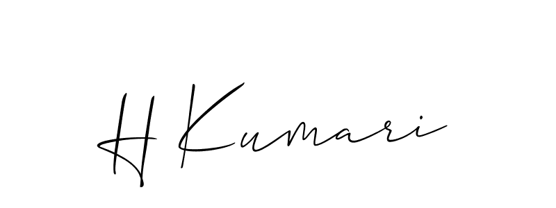 This is the best signature style for the H Kumari name. Also you like these signature font (Allison_Script). Mix name signature. H Kumari signature style 2 images and pictures png