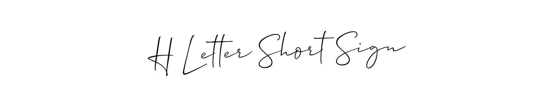 Best and Professional Signature Style for H Letter Short Sign. Allison_Script Best Signature Style Collection. H Letter Short Sign signature style 2 images and pictures png