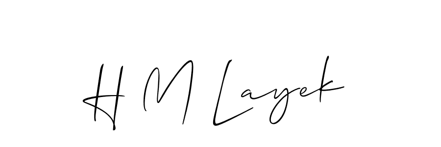 Check out images of Autograph of H M Layek name. Actor H M Layek Signature Style. Allison_Script is a professional sign style online. H M Layek signature style 2 images and pictures png