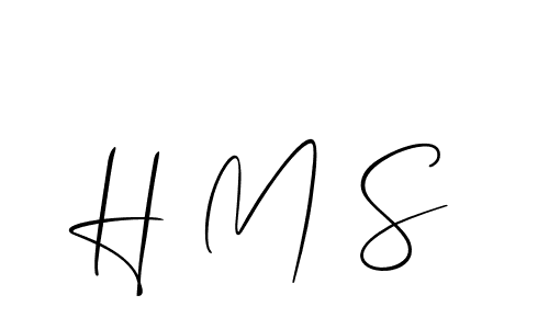 Make a beautiful signature design for name H M S. Use this online signature maker to create a handwritten signature for free. H M S signature style 2 images and pictures png