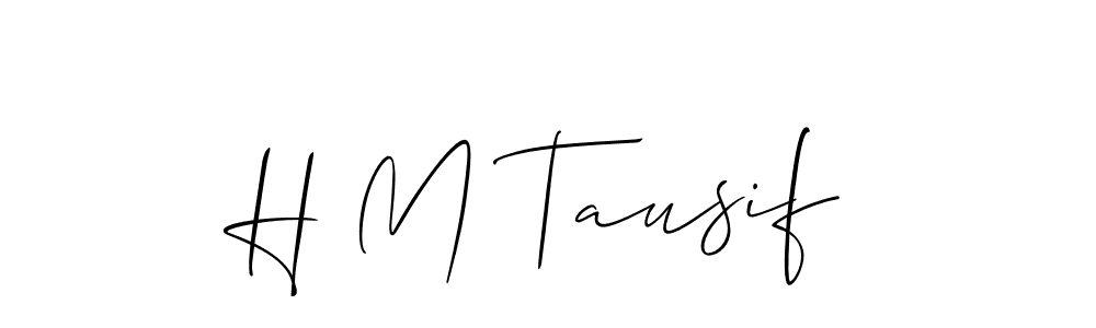 How to Draw H M Tausif signature style? Allison_Script is a latest design signature styles for name H M Tausif. H M Tausif signature style 2 images and pictures png